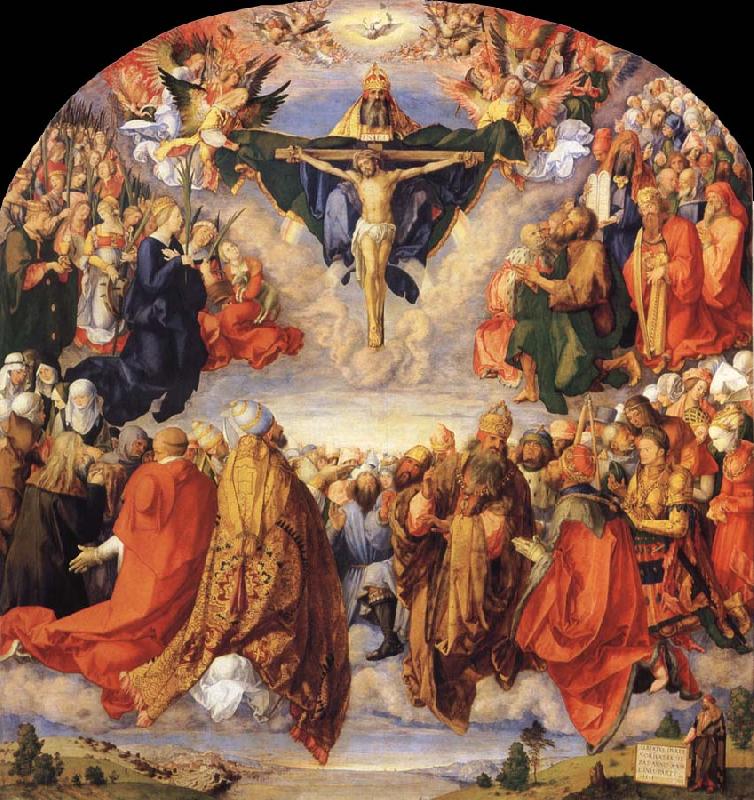 Albrecht Durer The All Saints altarpiece France oil painting art